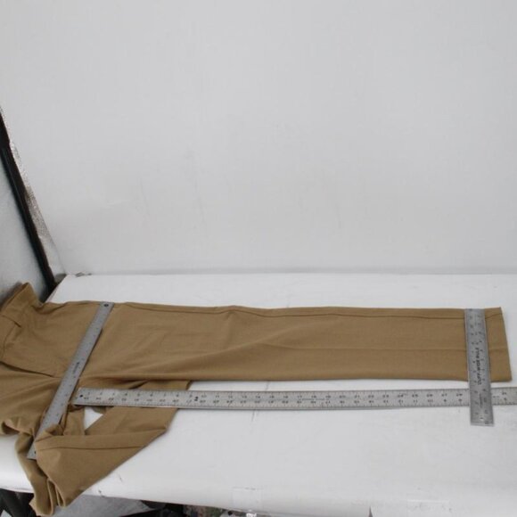 dunning pants Mens 32 everbest golf flat front tan pants stretch 34x32 - Picture 9 of 13
